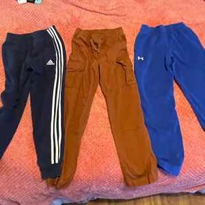 Boys Adidas, Under Armor, & Land’s End pants. Size 10/12.
